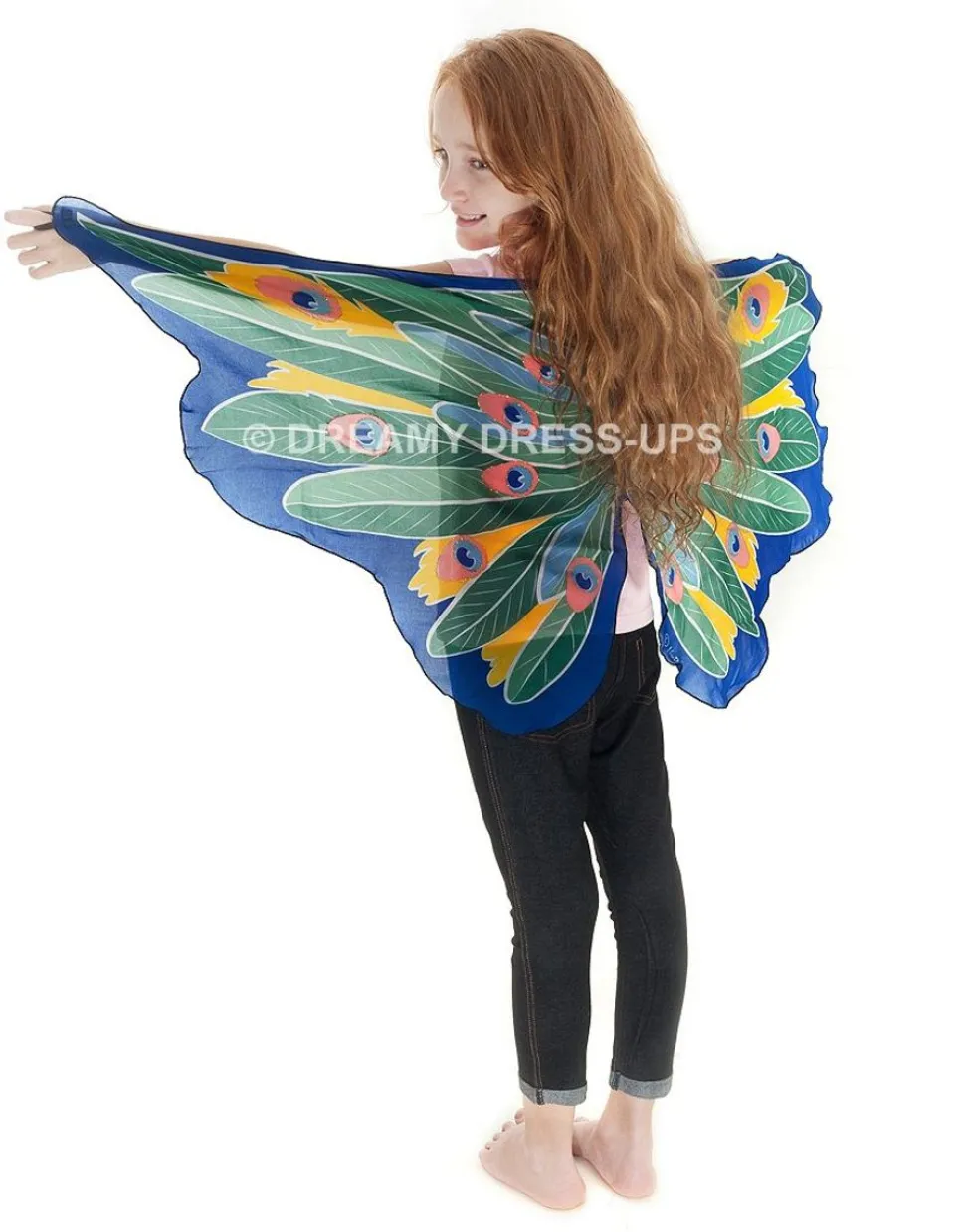 Sale Blue Peacock Fantasy Wings Dreamy Dress-Ups