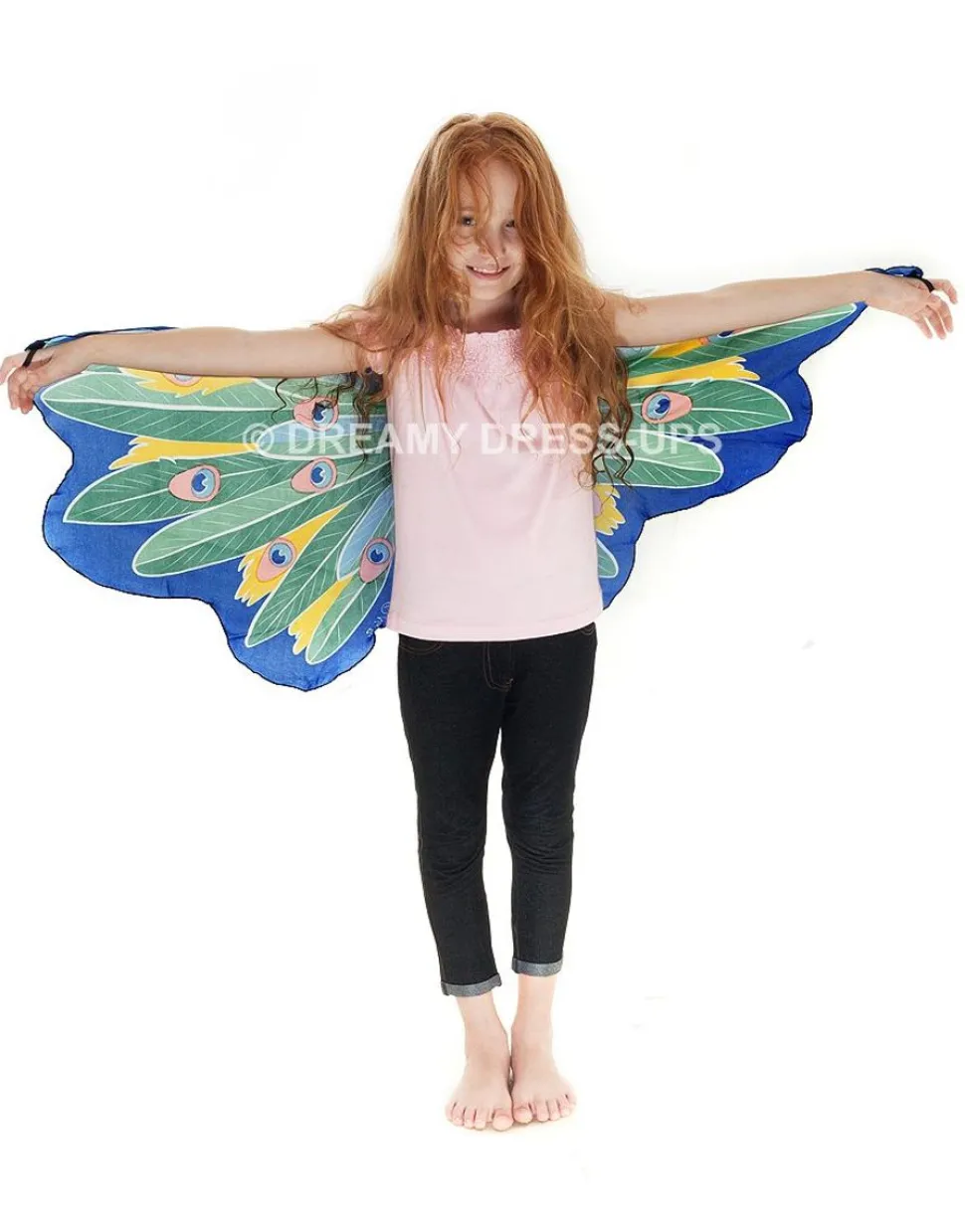 Sale Blue Peacock Fantasy Wings Dreamy Dress-Ups