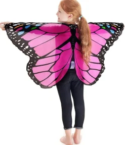 Hot Pink Monarch Butterfly Fantasy Wings Dreamy Dress-Ups
