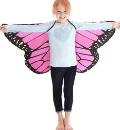 Hot Pink Monarch Butterfly Fantasy Wings Dreamy Dress-Ups