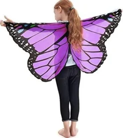 Clearance Purple Monarch Butterfly Fantasy Wings Dreamy Dress-Ups