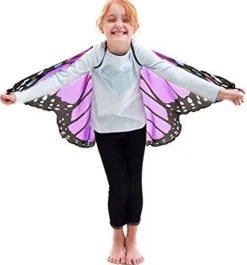Clearance Purple Monarch Butterfly Fantasy Wings Dreamy Dress-Ups