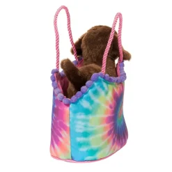 Flash Sale Tie Dye Sassy Sak With Chocolate Lab Sassy Pet Saks