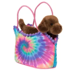 Flash Sale Tie Dye Sassy Sak With Chocolate Lab Sassy Pet Saks