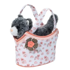 Cheap Watercolor Rainbow Sassy Sak With Gray Cat Sassy Pet Saks